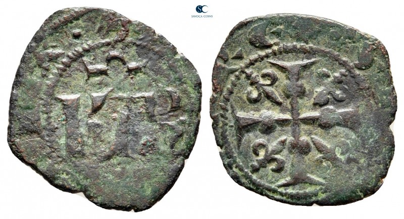 AD 1267-1278. Messina or Brindisi
Denaro BI

17 mm, 0,72 g



very fine