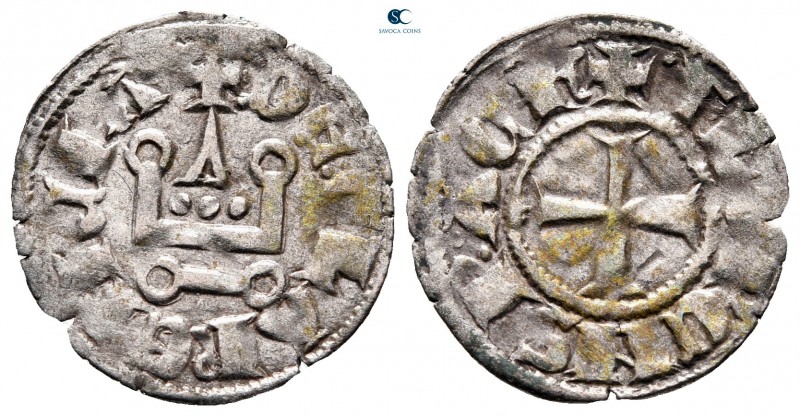 Florent AD 1289-1297. Glarenza 
Denier Tournois BI

19 mm, 0,77 g



very...