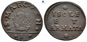 Italy. Venezia (Venice). Coinage for the Islands and the Armed Forces AD 1686. CU Soldo