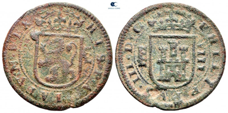 Spain. Segovia. Philipp III AD 1598-1621.
8 Maravedis Æ

27 mm, 5,52 g


...