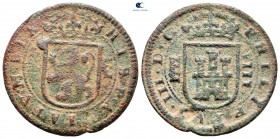 Spain. Segovia. Philipp III AD 1598-1621. 8 Maravedis Æ
