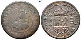 Spain. Barcelona. Philipp V AD 1700-1746. 4 Maravedis Æ