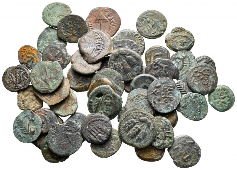 Lot of ca. 50 judaean bronze coins / SOLD AS SEEN, NO RETURN! 

nearly very fi...