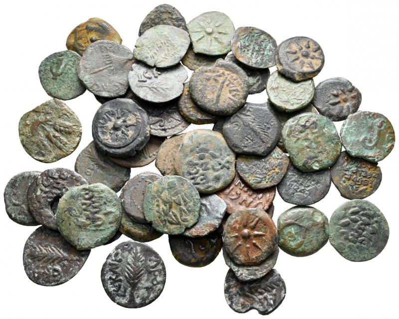 Lot of ca. 50 judaean bronze coins / SOLD AS SEEN, NO RETURN!

very fine