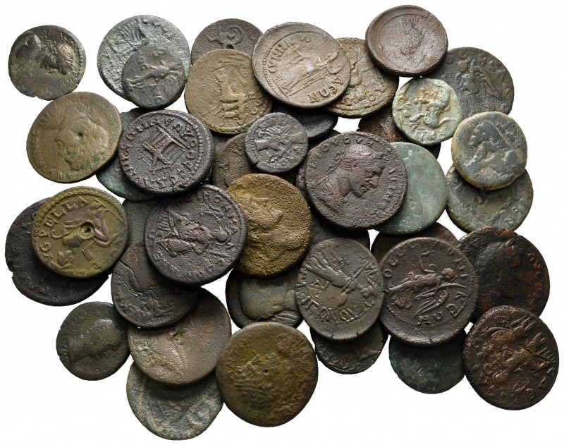 Lot of ca. 45 roman provincial bronze coins / SOLD AS SEEN, NO RETURN! 

very ...