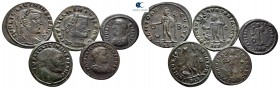 Lot of ca. 5 Follis of Licinius I and Licinius II / SOLD AS SEEN, NO RETURN!
very fine