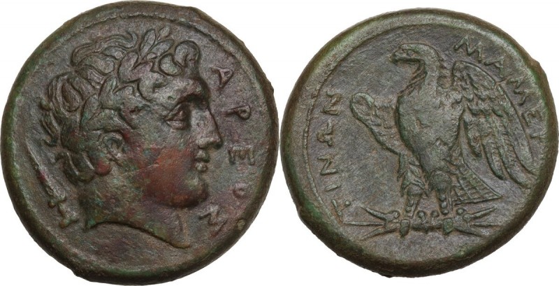 Sicily. Messana. The Mamertinoi. AE Quadruple Unit, , 264-241 BC. Obv. Laureate ...