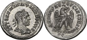 Philip I (244-249). AR Tetradrachm. Antioch mint, Seleucis and Pieria, 249 AD. Obv. AYTOK K M IOYΛI ΦIΛIΠΠOC CEB. Radiate, draped and cuirassed bust r...