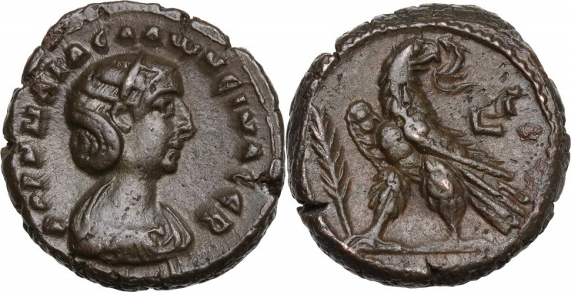 Salonina, wife of Gallienus (died 268 AD). BI Tetradrachm, Alexandria mint, Egyp...