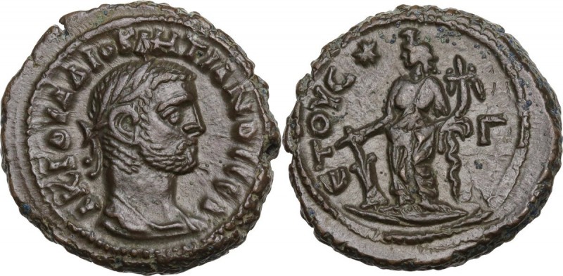 Diocletian (284-305 AD). BI Tetradrachm. Alexandria mint, Egypt. Dated RY 3 (286...