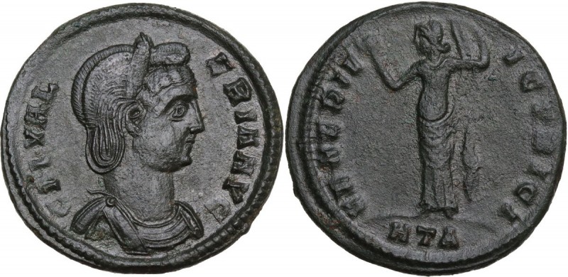 Galeria Valeria, wife of Galerius (died 315 AD). AE Follis, 309-310 AD. Heraclea...