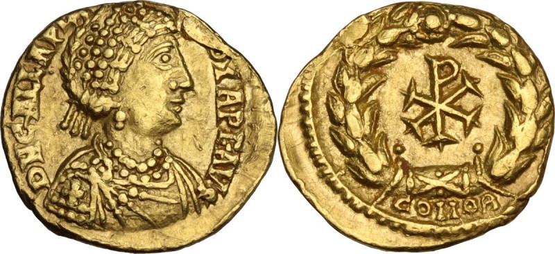 Galla Placidia, daughter of Theodosius I and mother of Valentinian III (died 450...