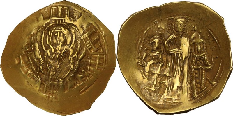 Andronicus II Palaeologus, with Michael IX (1295-1320). AV Hyperpyron Nomisma, C...