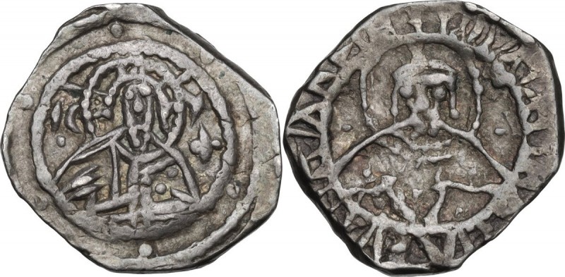 John VIII Palaeologus (1423-1448). AR Quarter Hyperpyron, Constantinople mint. O...
