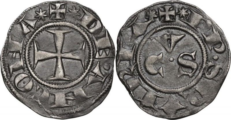 Ancona. Repubblica Autonoma (Sec. XIII-XV). Grosso da 20 denari detto "primitivo...