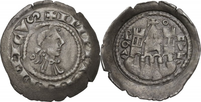 Bergamo. Comune a nome di Federico II Imperatore (Sec. XIII-XIV). Denaro scodell...