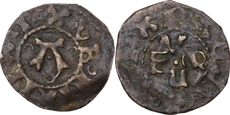 Fermo. Martino V (1417-1431), Oddone Colonna. Contraffazione coeva del Bolognino...