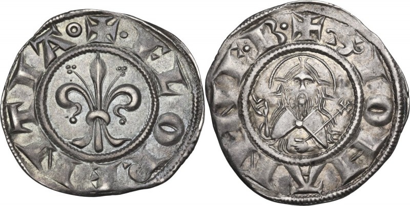 Firenze. Repubblica (sec. XIII-1532). Fiorino di stella da 12 denari o 1 soldo, ...