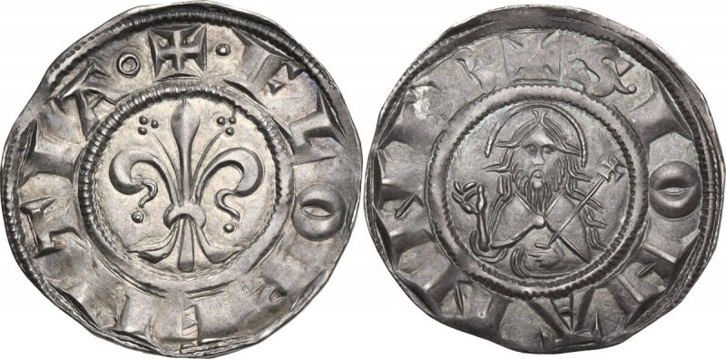 Firenze. Repubblica (sec. XIII-1532). Fiorino di stella da 12 denari o 1 soldo, ...
