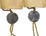 Roma. Alessandro VII (1655-1667), Fabio Chigi. Pergamena 1656 con bolla. PB. 36.50 mm. Pergamena: 36.5 x 26 cm. In ottimo stato di conservazione. qSPL...