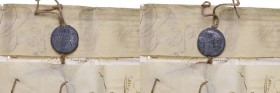 Roma. Alessandro VII (1655-1667), Fabio Chigi. Pergamena 1666 con bolla. Ser. 156. PB. 36.00 mm. Pergamena: 35x23 cm SPL. La pergamena (in buono stato...