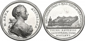 Austria. Maria Theresia (1740-1780). Medal for the appointment of Archduchess Maria Anna of Austria (1738 -1789) as Abbess at the Theresian Convent in...