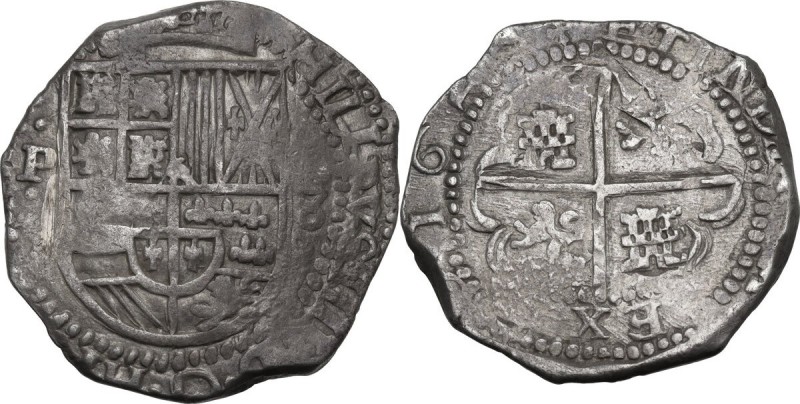 Bolivia. Philip IV (1621-1665). 8 Reales 162[ ], Potosì. KM 19. AR. 26.90 g. 38....