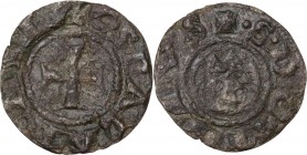 Croatia. Coinage under Venice. BI Parvus (Denaro), Split mint. Corpus Nummorum Italicorum 2. BI. 0.21 g. 11.30 mm. RR. Very rare VF.