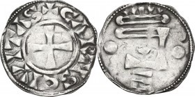 France. Anonymous. Denier. Comté de Chartres , 11th-12th century. Duplessy (feod.) 431; PdA 1731; Metcalf 35/36. AR. 1.20 g. 21.50 mm. VF.