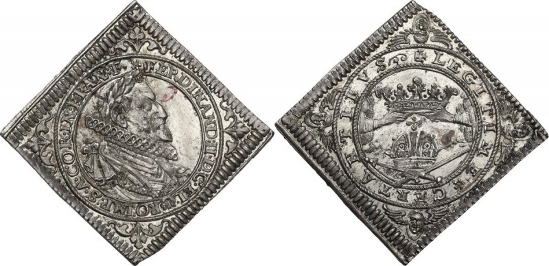 Germany. Ferdinand II (1618-1637). Double-Ducat Klippe 1619 for the coronation i...