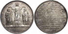 Pio IX (1846-1878), Giovanni Mastai Ferretti. Medaglia 1867 per il 18° Centenario del martirio dei SS. Pietro e Paolo. D/ PRINCEPS APOSTOLORVM DOCTOR ...