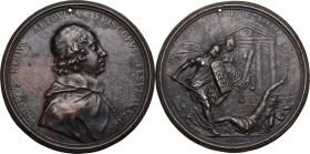 Filippo Neri Altoviti (1634-1702), cardinale. Medaglia con bordo modanato 1684. D/ PHILIPPVS NERIVS ALTOVITA EPISCOPVS FIESOLANVS. Busto a destra con ...