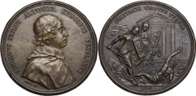 Filippo Neri Altoviti (1634-1702), cardinale. Medaglia con bordo modanato 1685. D/ PHILIPPVS NERIVS ALTOVITA EPISCOPVS FIESOLANVS. Busto a destra con ...