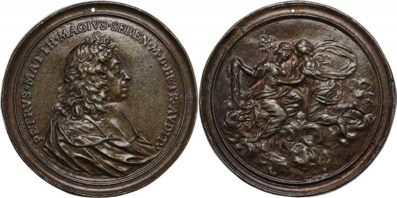 Pietro Matteo Maggi (...-1681), uditore del granduca Cosimo III. Medaglia con bo...