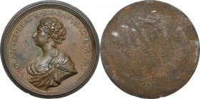 Violante Beatrice di Baviera (1673-1731). Medaglia unifacie con bordo modanato s.d. D/ VIOLANTES BEATR EX BAV MAG ETR PR. Busto a sinistra, con capell...