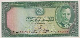 Afghanistan, 5 Afghanis, 1939, AUNC, p22
Estimate: USD 25-50