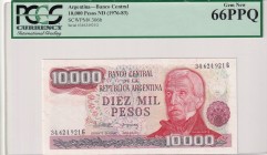 Argentina, 10.000 Pesos, 1976/1983, UNC, p306b
PCGS 66 PPQ
Estimate: USD 15-30