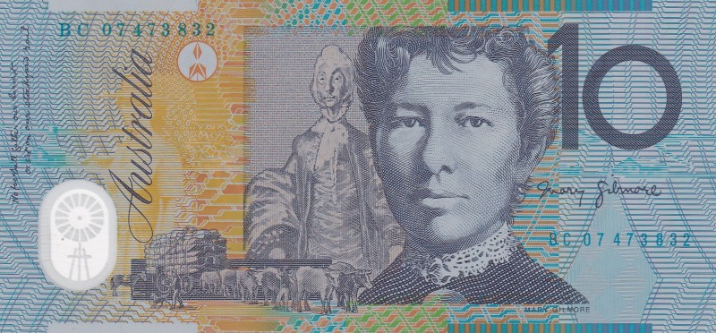 Australia, 10 Dollars, 2017, UNC, p58e
Polymer plastics banknote
Estimate: USD...