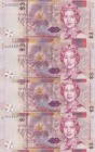 Bahamas, 3 Dollars, 2019, UNC, pNew, (Total 4 consecutive banknotes)
Queen Elizabeth II. Potrait
Estimate: USD 20-40