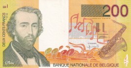 Belgium, 200 Francs, 1995, XF, p148a
