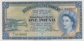 Bermuda, 1 Pound, 1957, UNC, p20b
Queen Elizabeth II. Potrait
Estimate: USD 150-300