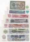 Bulgaria, 3-5-10-25-50-100-200 Leva, 1951, UNC, p81-p87, (Total 7 banknotes)
Estimate: USD 15-30