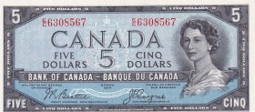 Canada, 5 Dollars, 1954, AUNC, p68b
Devil's Face
Estimate: USD 250-500