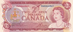 Canada, 2 Dollars, 1974, UNC, p86
Queen Elizabeth II. Potrait