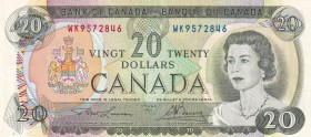 Canada, 20 Dollars, 1969, XF, p89b
Queen Elizabeth II. Potrait
Estimate: USD 60-120