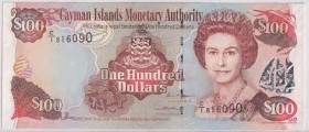 Cayman Islands, 100 Dollars, 2006, UNC, p37a
Queen Elizabeth II. Potrait
Estimate: USD 250-500
