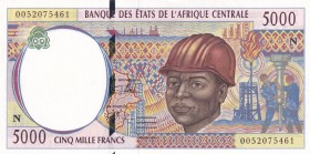 Central African States, 5.000 Francs, 2000, UNC, p504Nf
"N" Equatorial Guinea
Estimate: USD 30-60