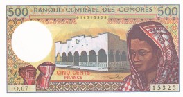 Comoros, 500 Francs, 1986/2004, UNC, p10b
Estimate: USD 50-100