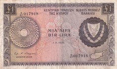 Cyprus, 1 Pound, 1976, VF(+), p43c
Stained
Estimate: USD 35-70
