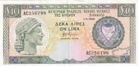 Cyprus, 10 Pounds, 1989, XF, p55a
Estimate: USD 25-50